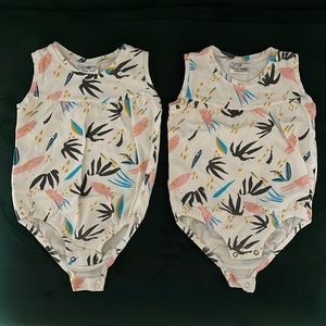 Luggi Baby Sleeveless Multicolored Onesie - 3-6M